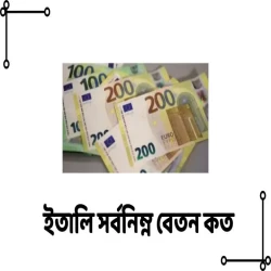 ইতালি সর্বনিম্ন বেতন কত?