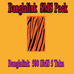 5 taka 500 sms banglalink 30 days