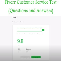 Fiverr Customer Service Test Questions and Answers for 2024